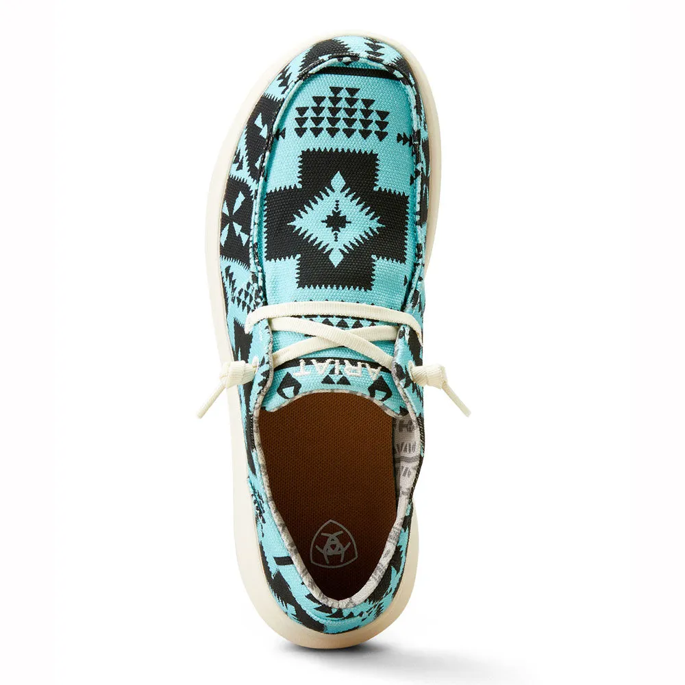 10047017 Ariat Women's Hilo Shoe - Turquoise Saddle Blanket