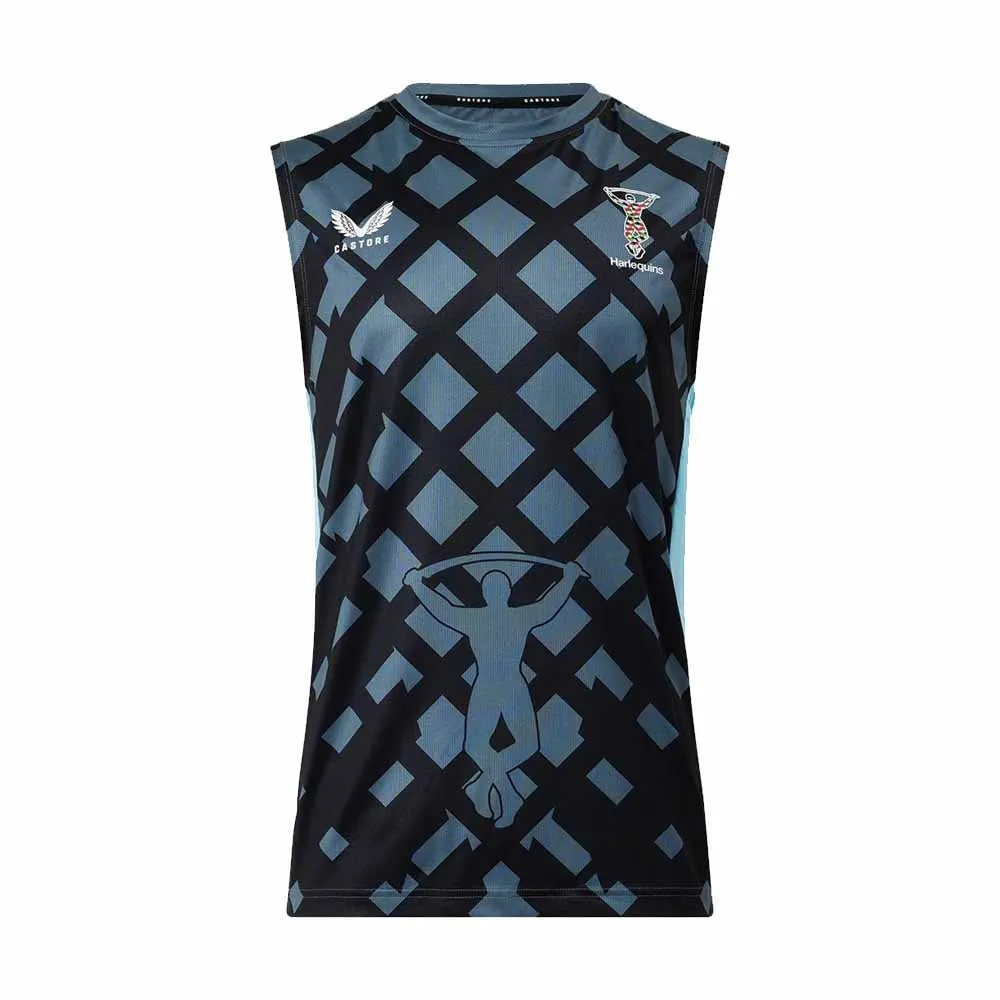 2022-2023 Harlequins Training Vest (Dark Slate)