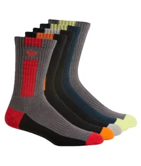 5 x Kinggee Work Socks Multi-Colour Crew