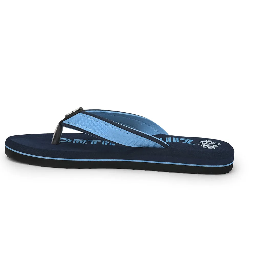 A-HA Casual S. Blue Flip Flop For Men ORTHO-1 By Liberty