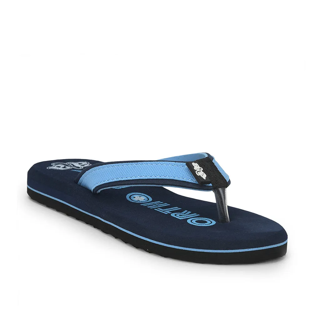 A-HA Casual S. Blue Flip Flop For Men ORTHO-1 By Liberty