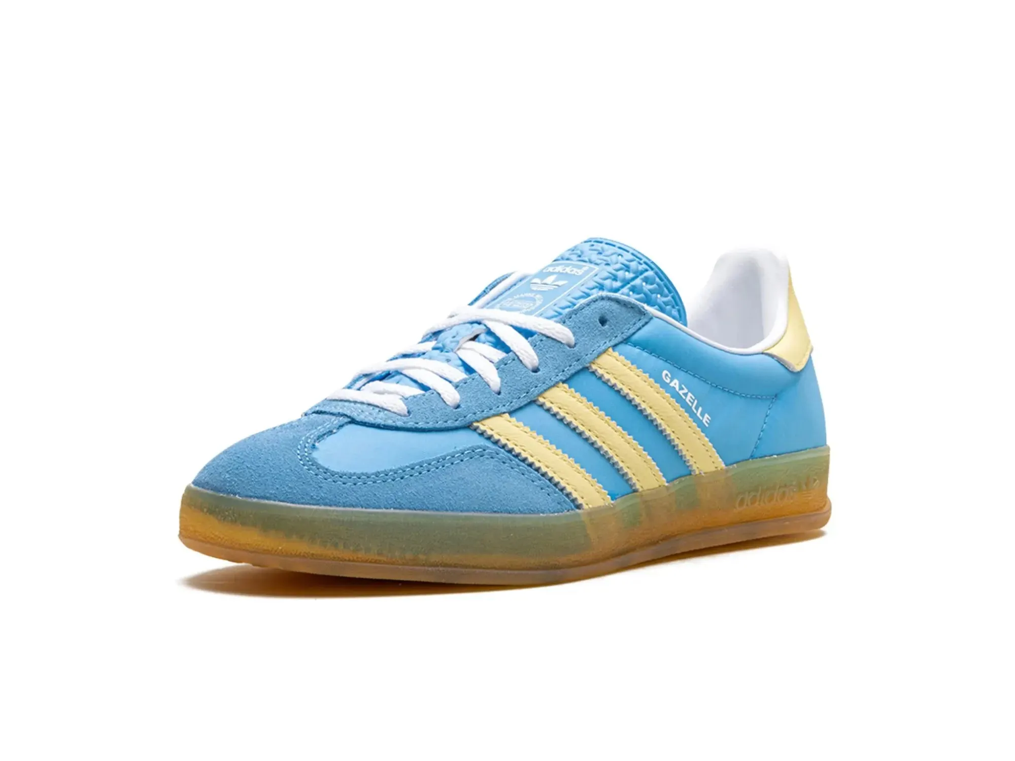 Adidas Gazelle Indoor "Semi Blue Burst Almost Yellow"