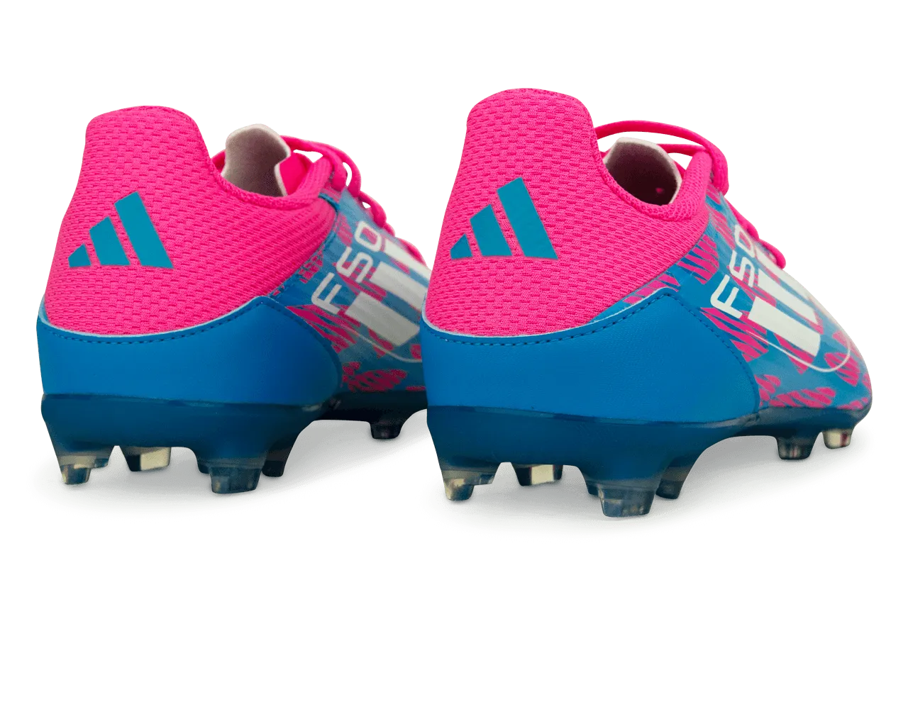 adidas Kids F50 League FG/MG Blue/White/Pink