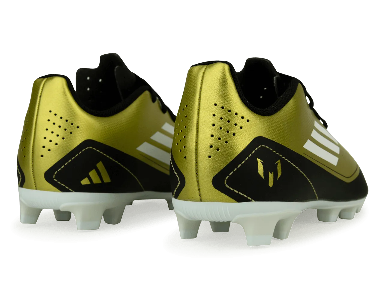 adidas Kids F50 Messi Club FxG Gold/White/Black