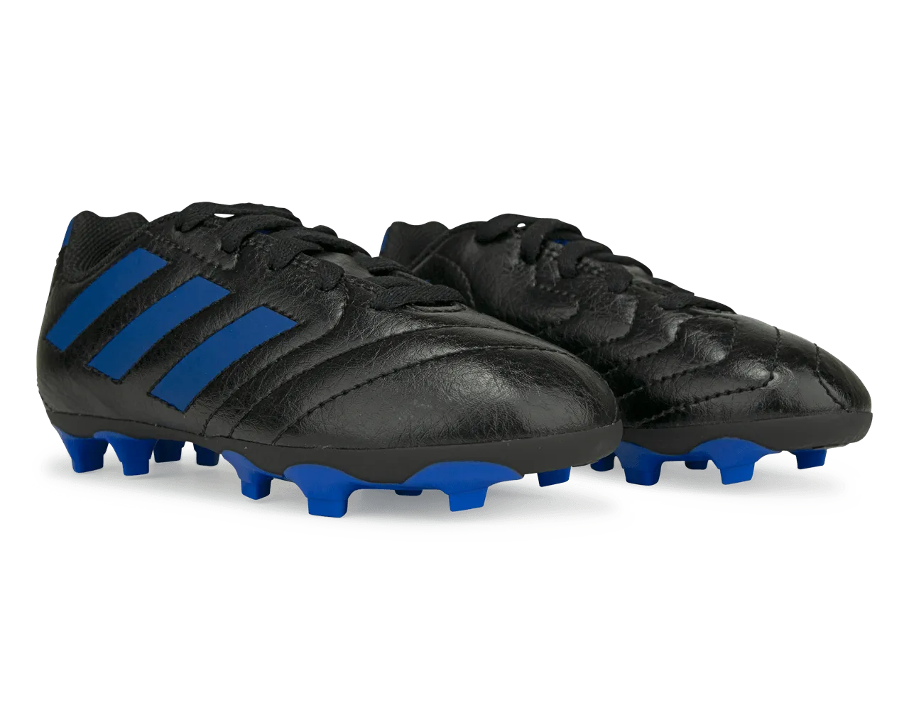 adidas Kids Goletto VII FG Black/Royal Blue