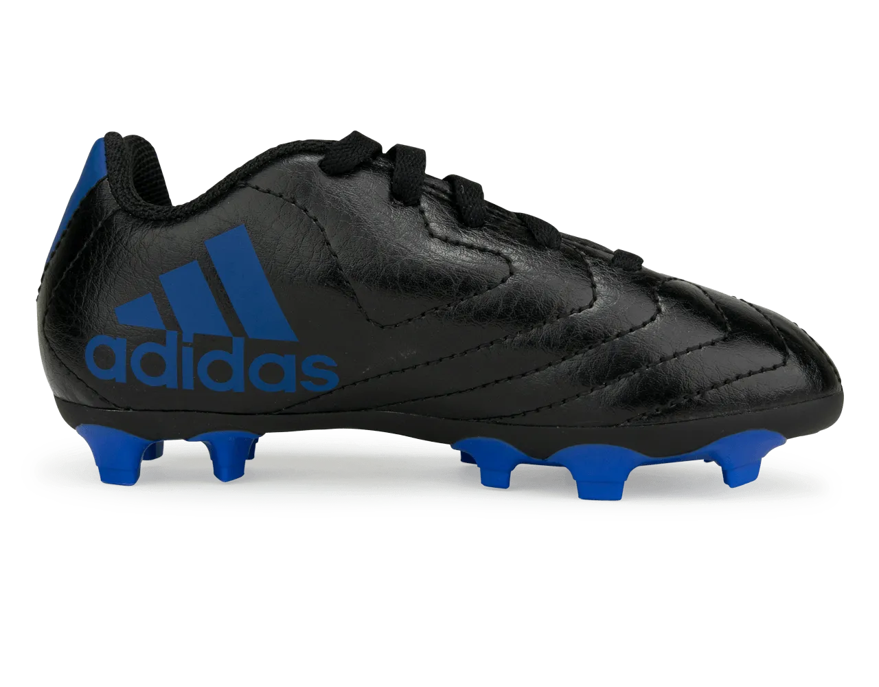 adidas Kids Goletto VII FG Black/Royal Blue