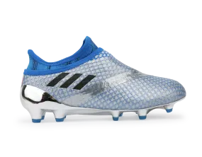 adidas Kids Messi 16  Pureagility FG  Silver Metalic/Core Black/Sho Blue