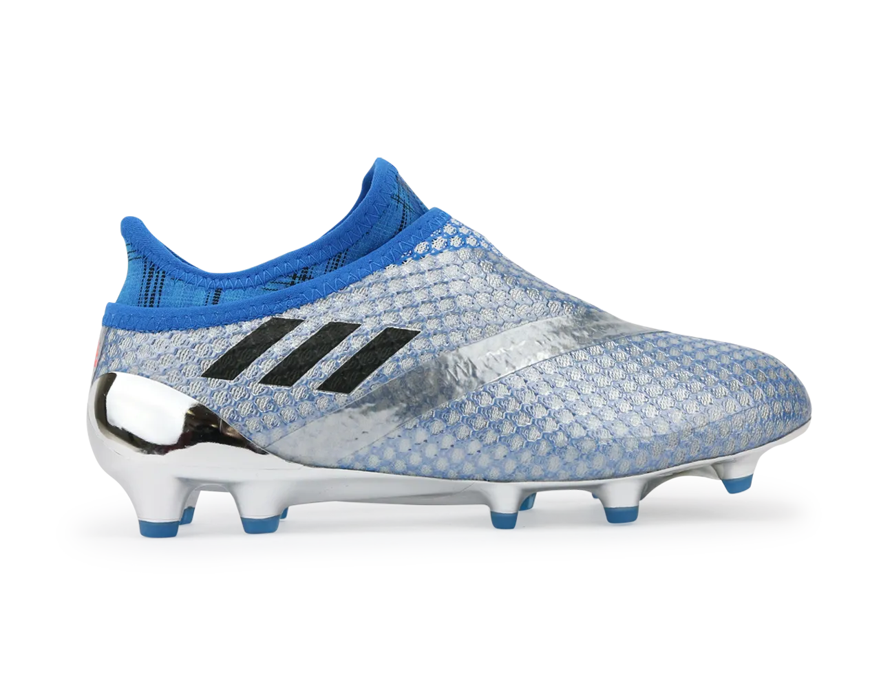 adidas Kids Messi 16  Pureagility FG  Silver Metalic/Core Black/Sho Blue