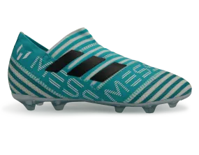 adidas Kids Nemeziz Messi  17  FG White/Legend Ink/Energy Blue