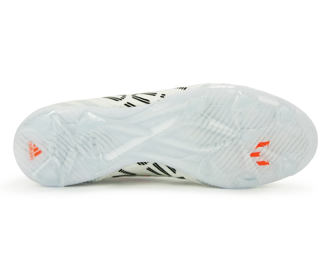 adidas Kids Nemeziz Messi 17  FG White/Solar Orange/Clear Grey