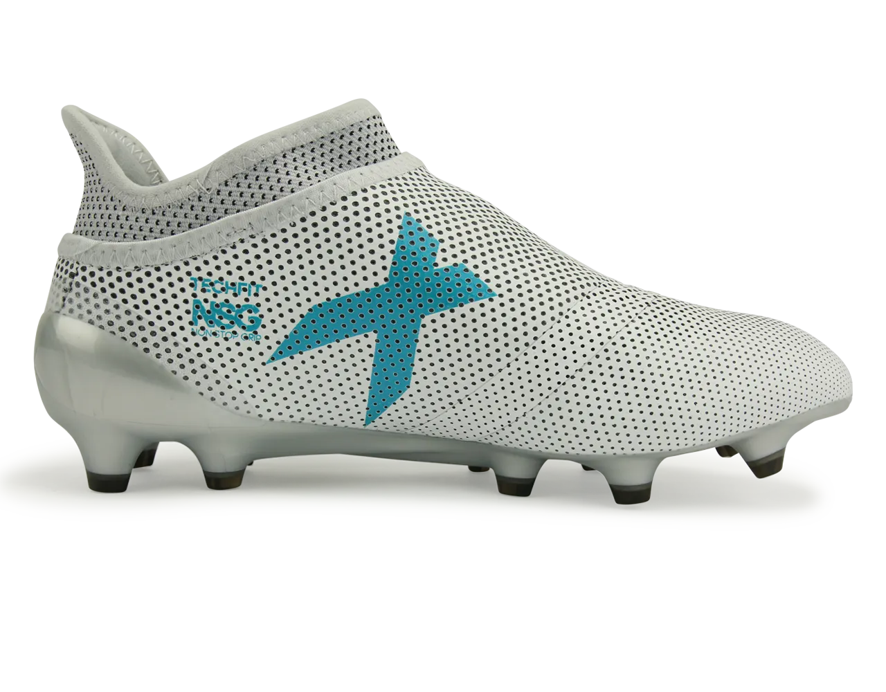 adidas Kids X 17  PURESPEED FG White/Energy Blue/Clear Grey