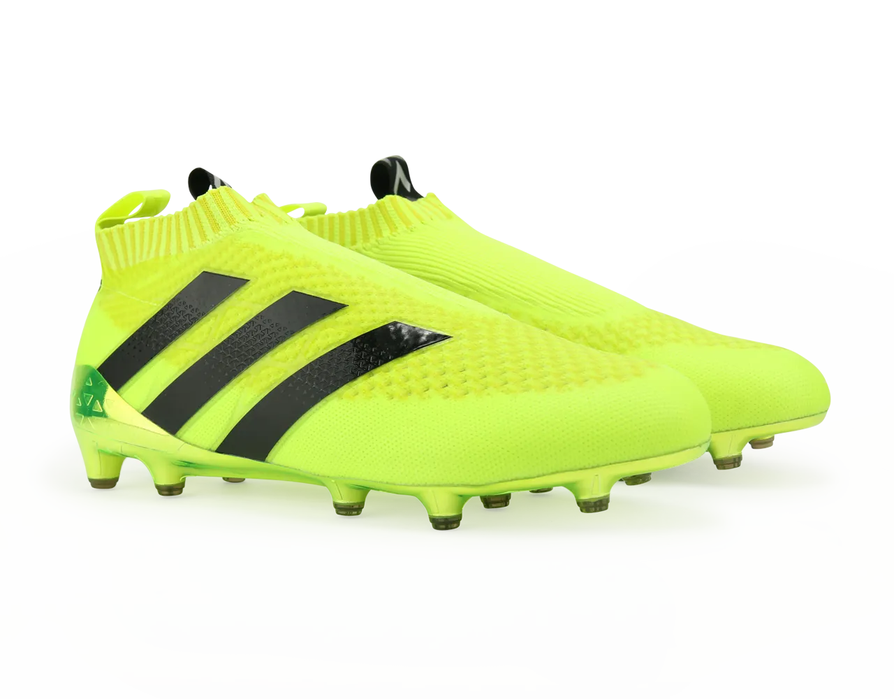 adidas Men's ACE 16  PURECONTROL PrimeKnit FG Solar Yellow/Core Black/Silver Metallic