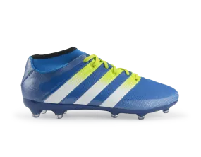 adidas Men's ACE 16.2 Primemesh FG/AG Blue/White/Solar Slime