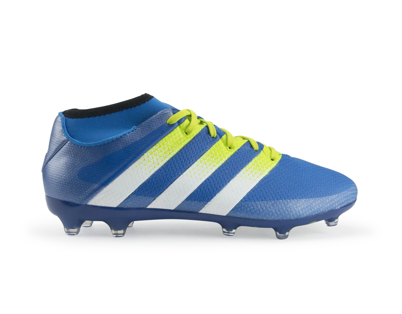 adidas Men's ACE 16.2 Primemesh FG/AG Blue/White/Solar Slime