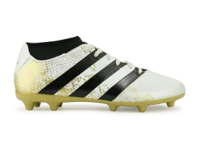 adidas Men's ACE 16.3 Primemesh FG/AG White/Core Black/Gold Metalic