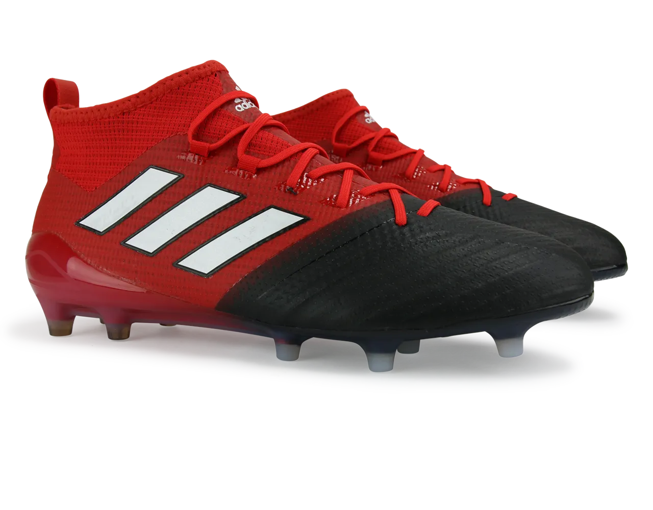 adidas Men's ACE 17.1 PrimeKnit FG Red/White/Core Black