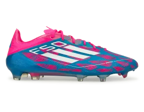 adidas Men's F50 Elite FG Blue/White/Pink