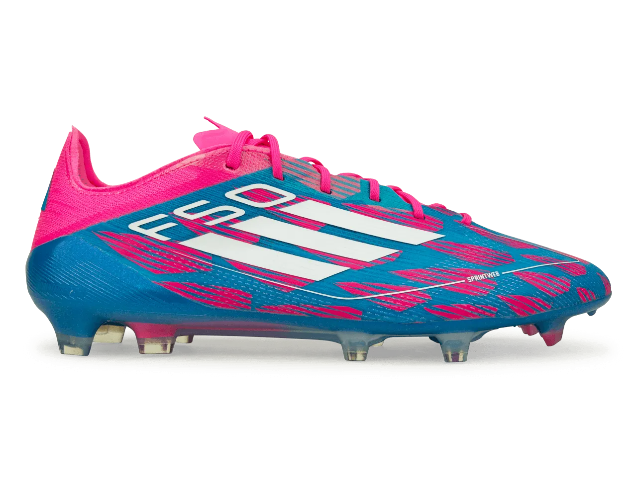 adidas Men's F50 Elite FG Blue/White/Pink