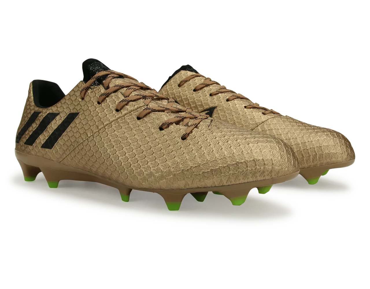 adidas Men's Messi 16.1 FG Copper Metallic/Core Black/Solar Green