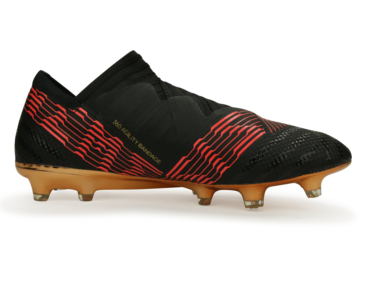 adidas Men's Nemeziz 17  FG Core Black/Solar Red