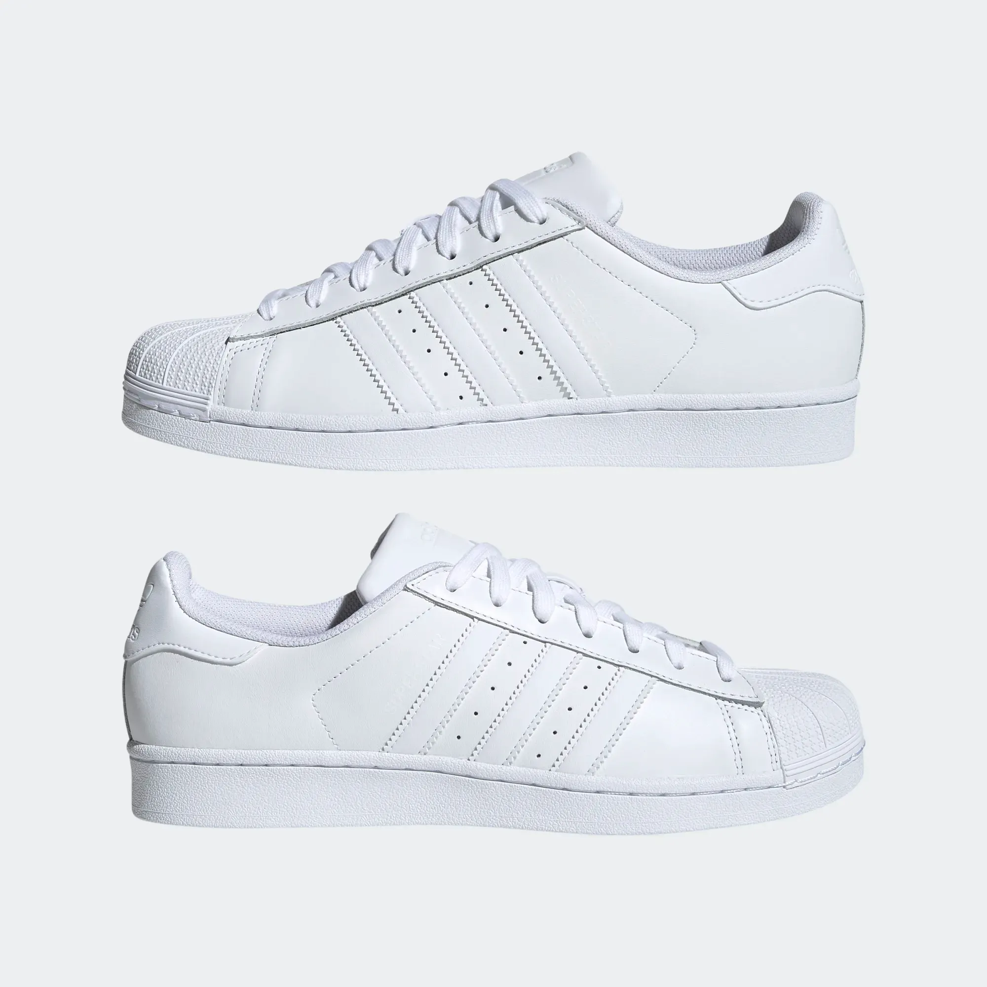 Adidas Men's Superstar Foundation Shoes - All White