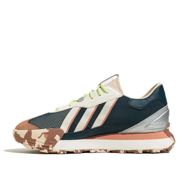 Adidas Neo Futro Mixr Running Shoes 'Navy Brown Silver', blue