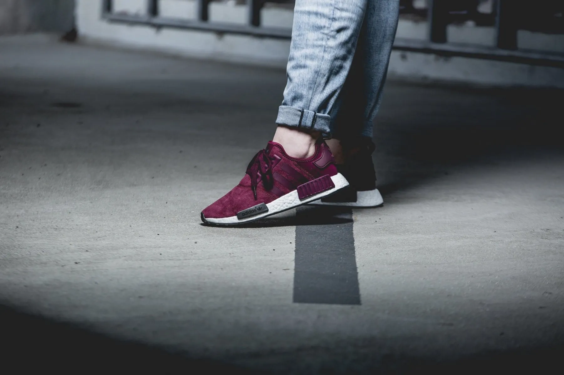 Adidas NMD_R1 Runner Suede W Maroon