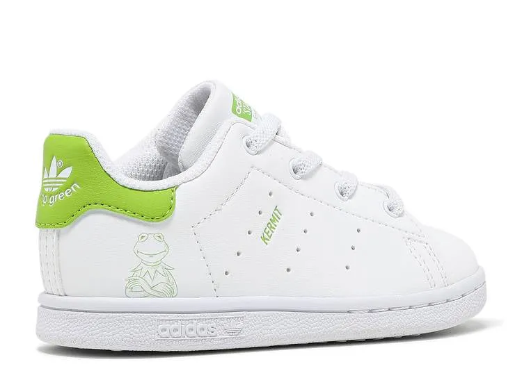 Adidas THE MUPPETS X STAN SMITH INFANT 'KERMIT THE FROG' sneakers, white