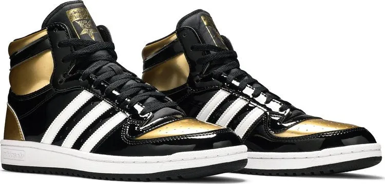 Adidas Top Ten RB 'Black Gold Patent' sneakers, black