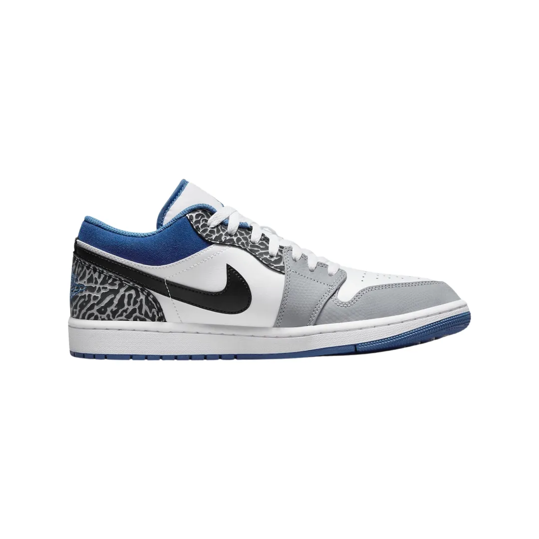 Air Jordan 1 Low Dark Marina Blue Black White