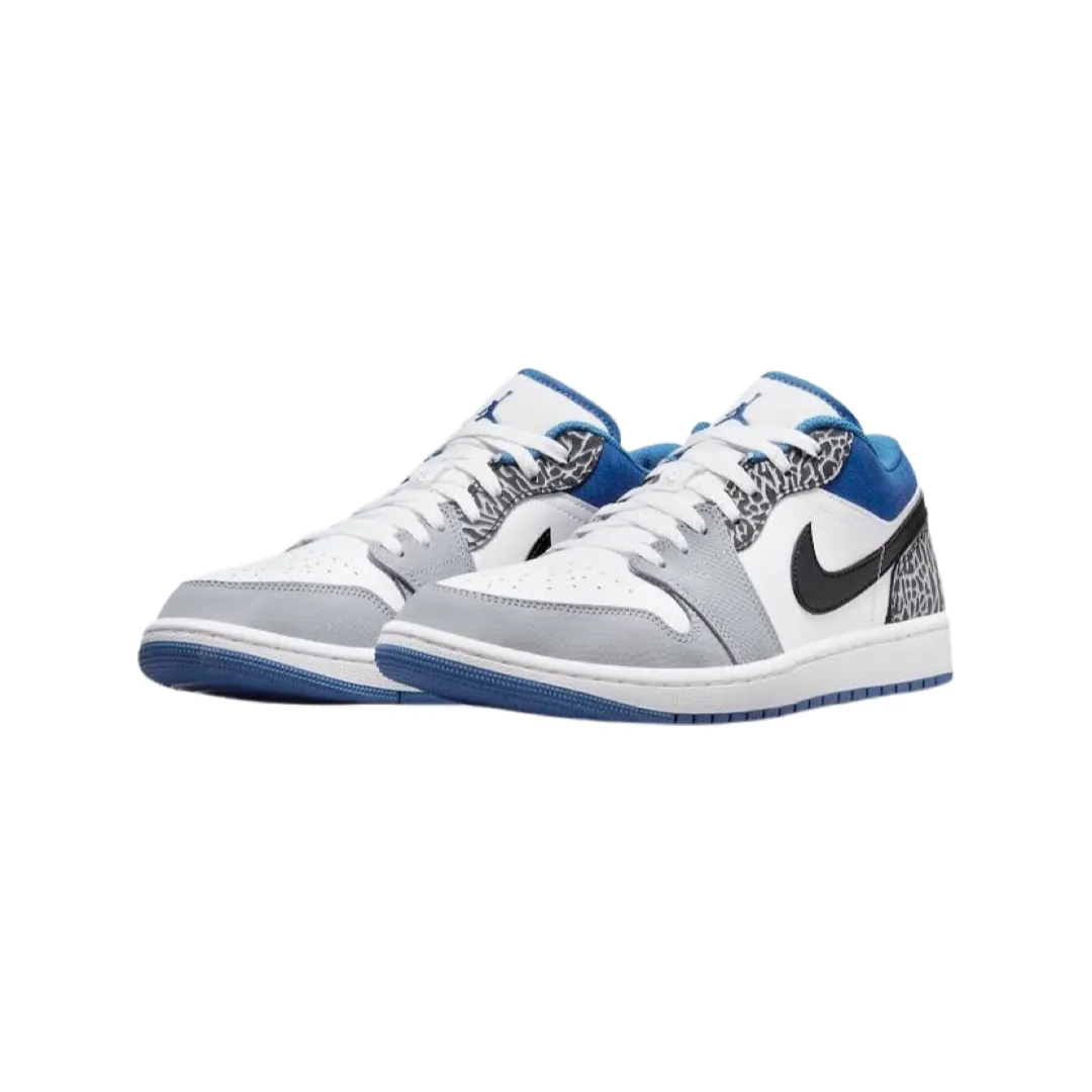 Air Jordan 1 Low Dark Marina Blue Black White