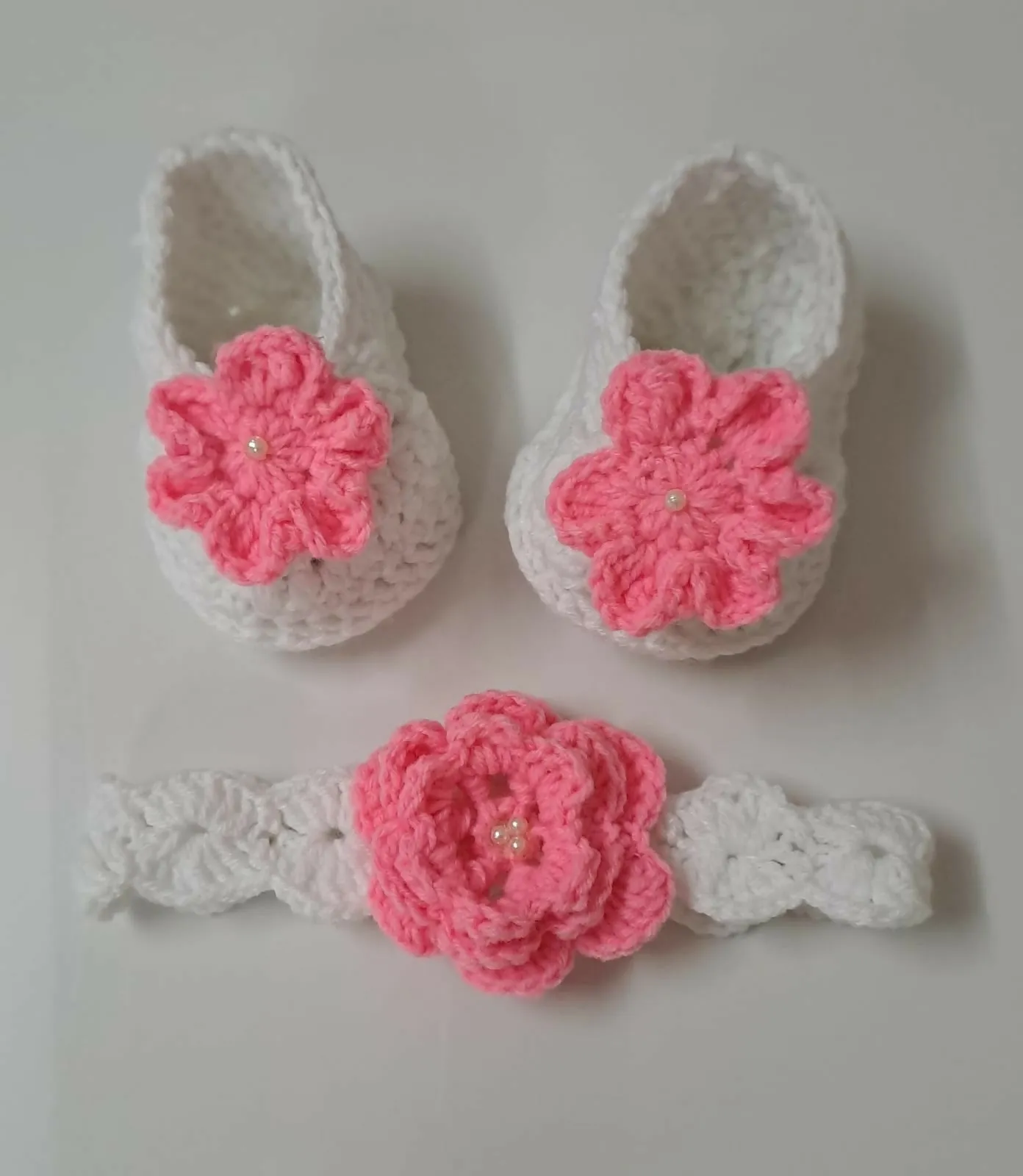 Baby Footwear with Matching Hairband