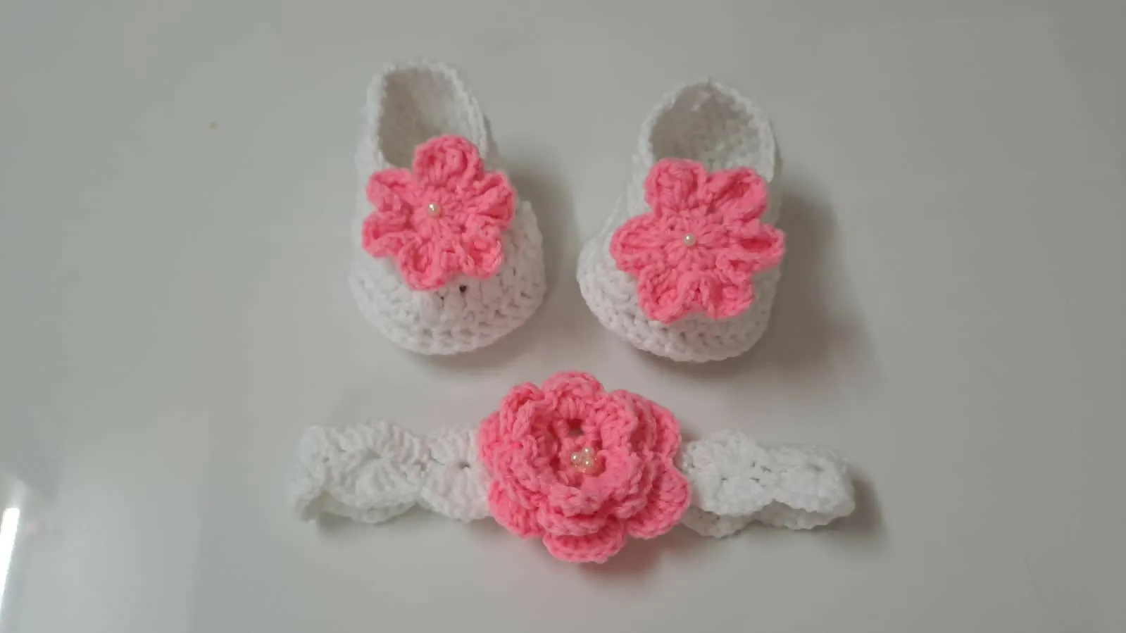 Baby Footwear with Matching Hairband