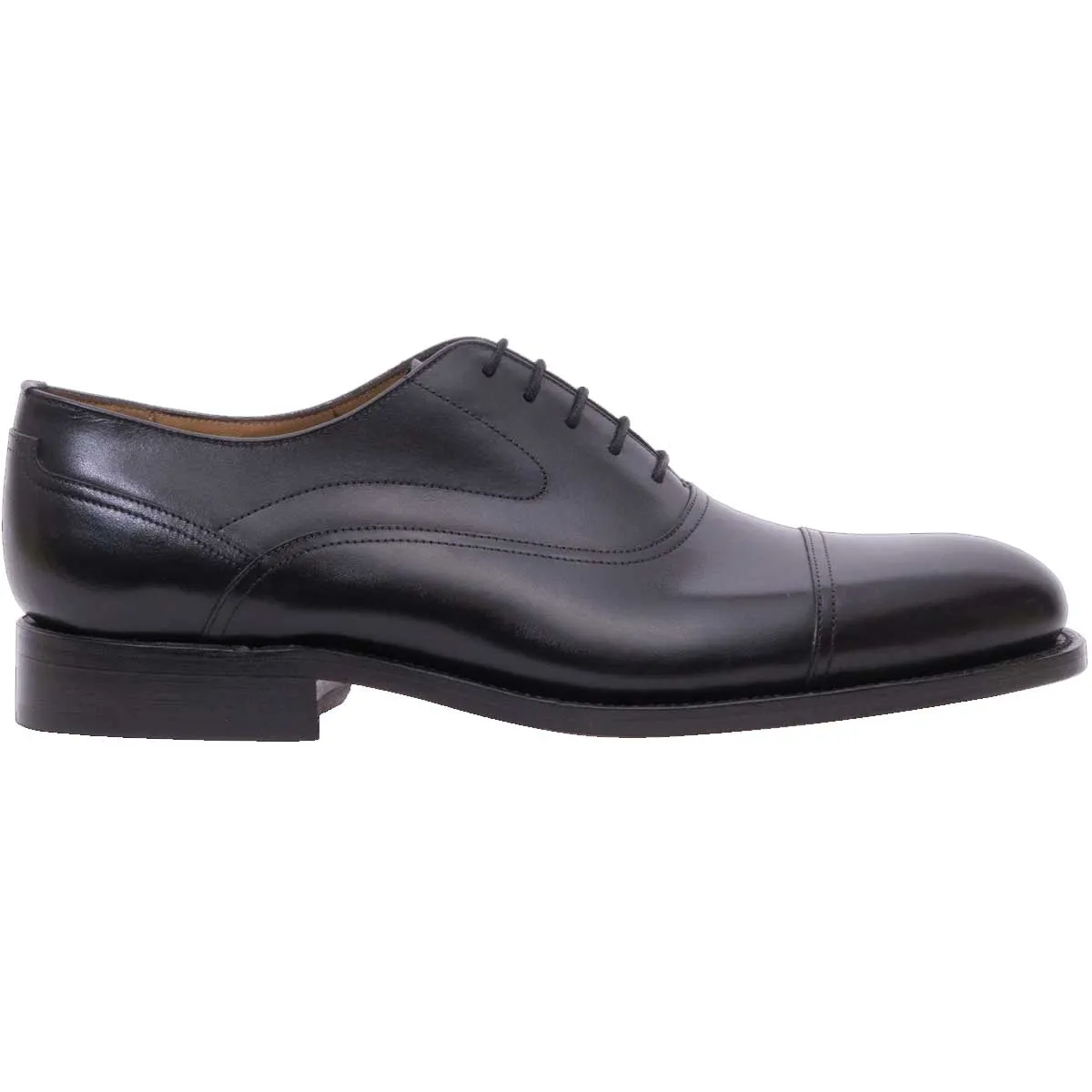 BARKER Cherwell Shoes - Mens - Black Calf