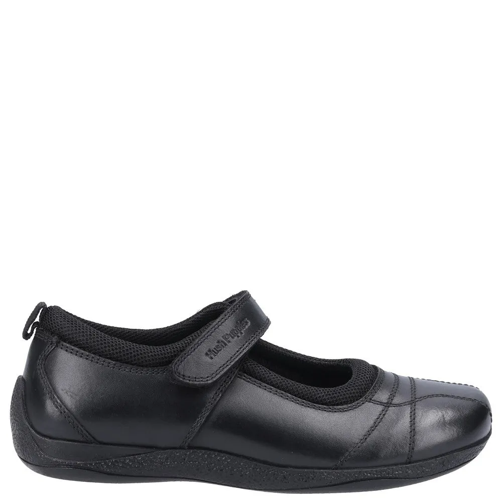 Black XL Clara Senior School Shoes