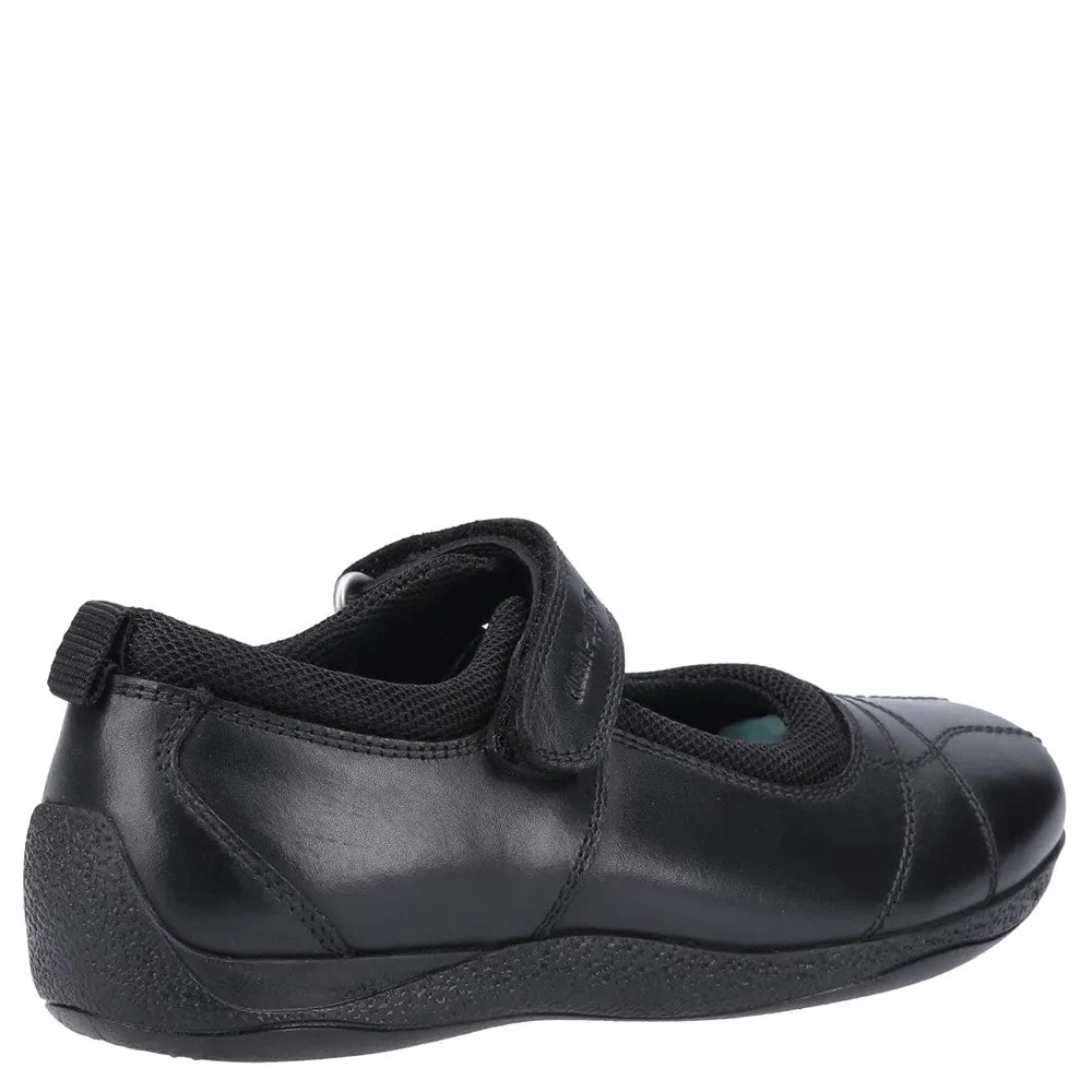 Black XL Clara Senior School Shoes