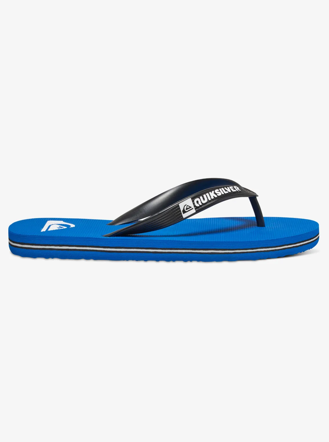 Boys 8-16 Molokai Flip-Flops - Black/Blue/Black