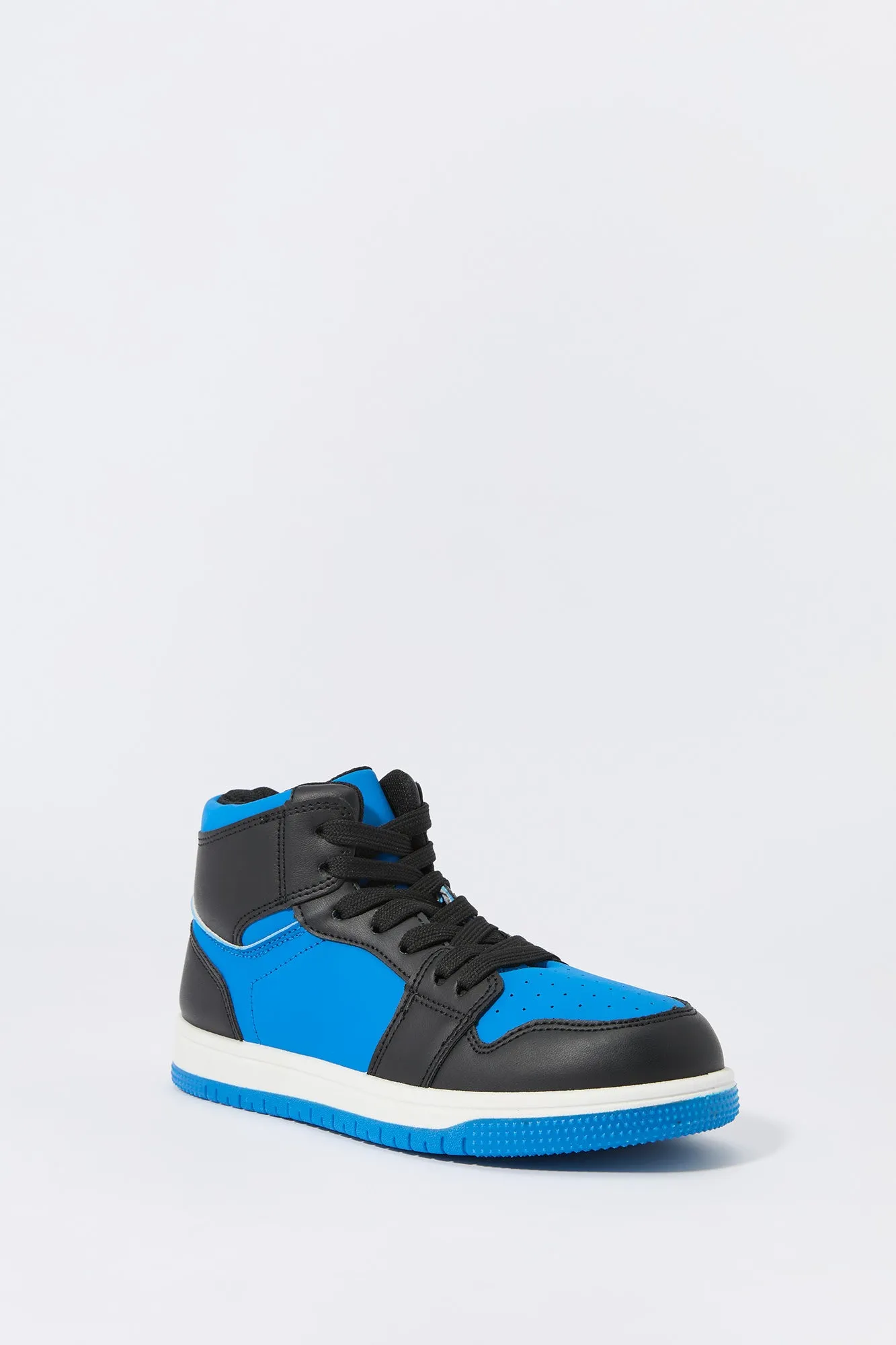 Youth Colorblock High Top Sneaker - Trendy and Stylish Boys Footwear