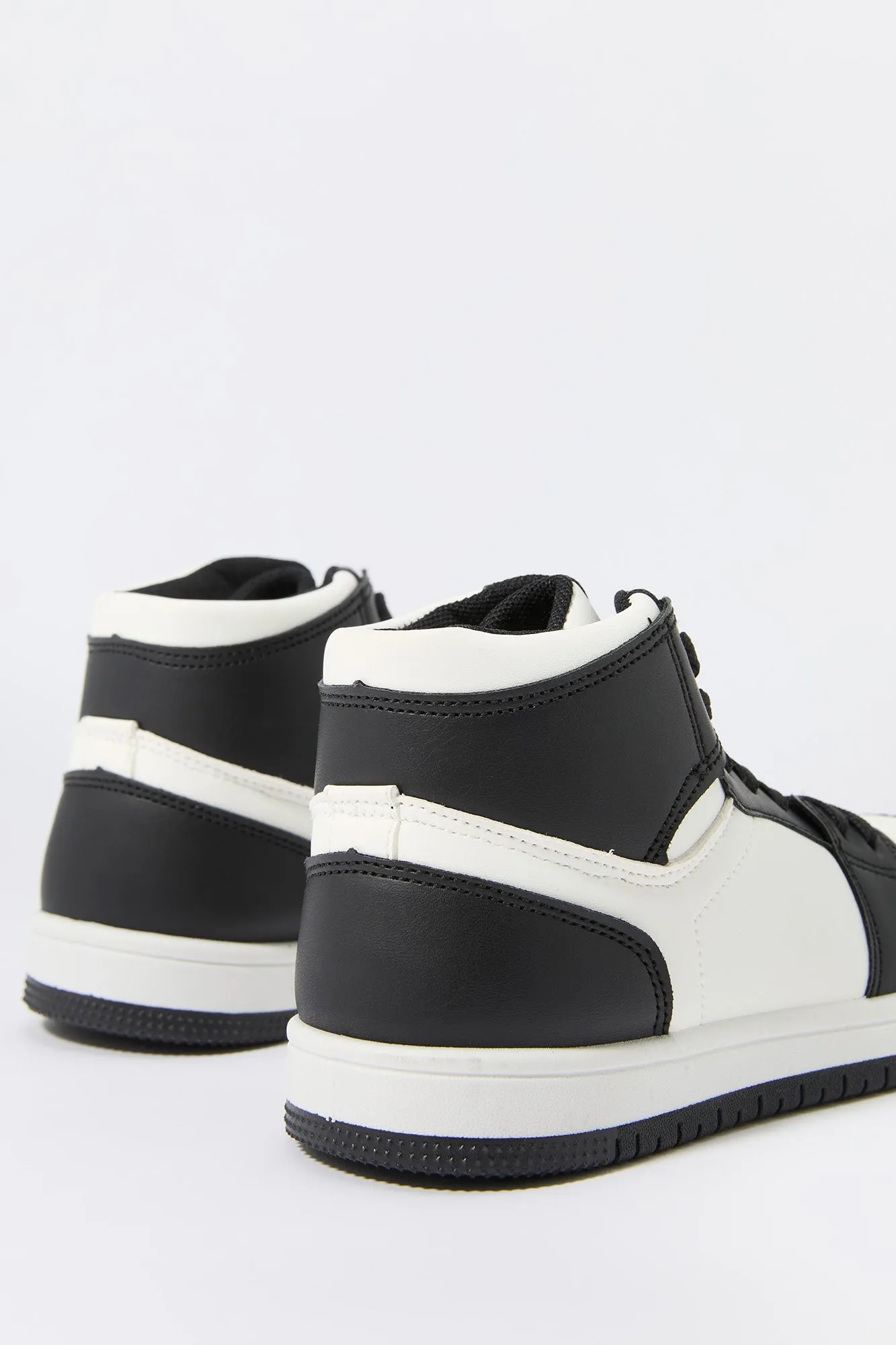 Youth Colorblock High Top Sneaker - Trendy and Stylish Boys Footwear