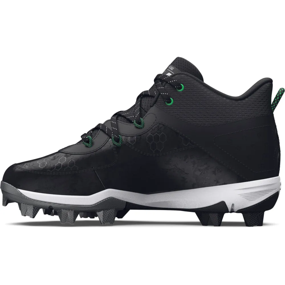 Boys' Under Armour Youth Harper 8 Mid RM Baseball Cleats