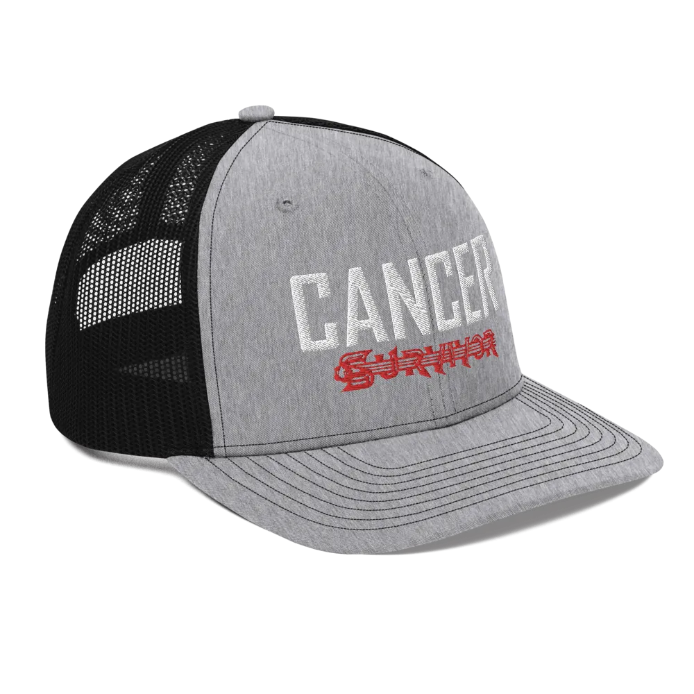 Cancer Survivor Tattoo Trucker Hat