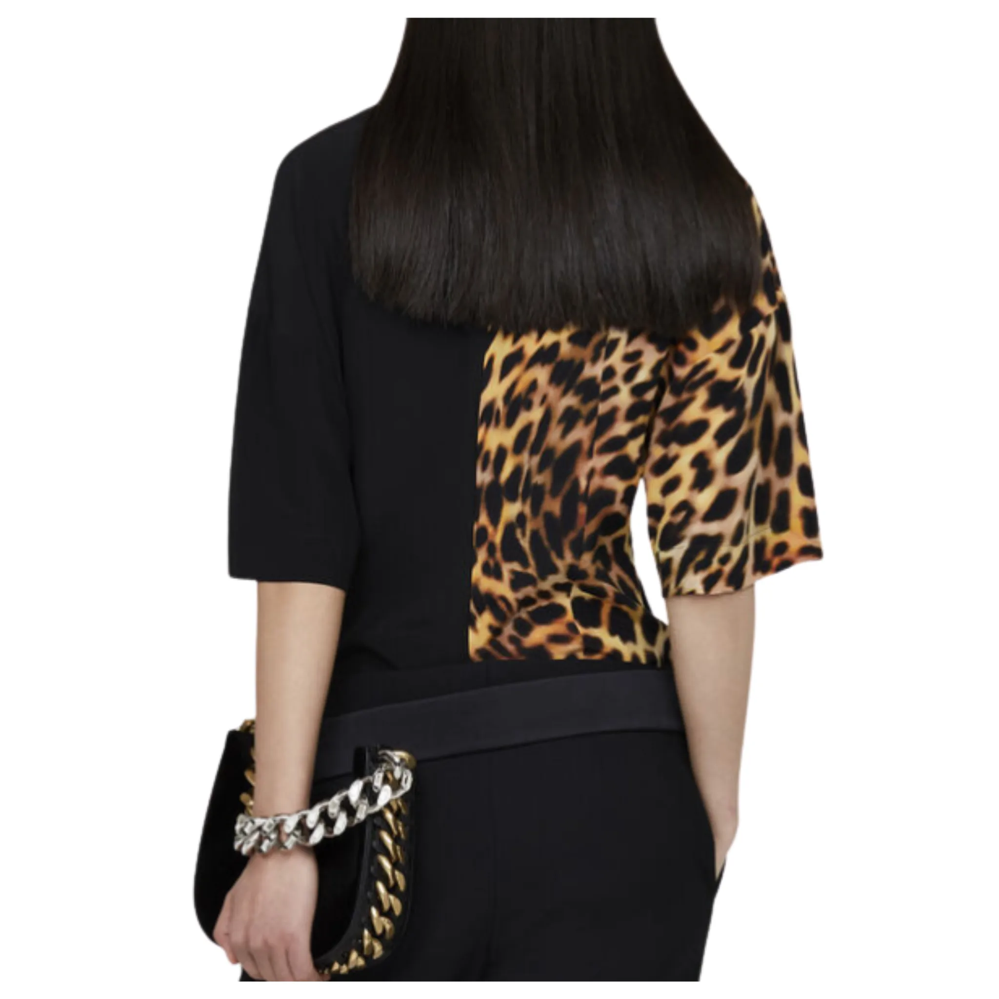 Cheetah Print Silk Top