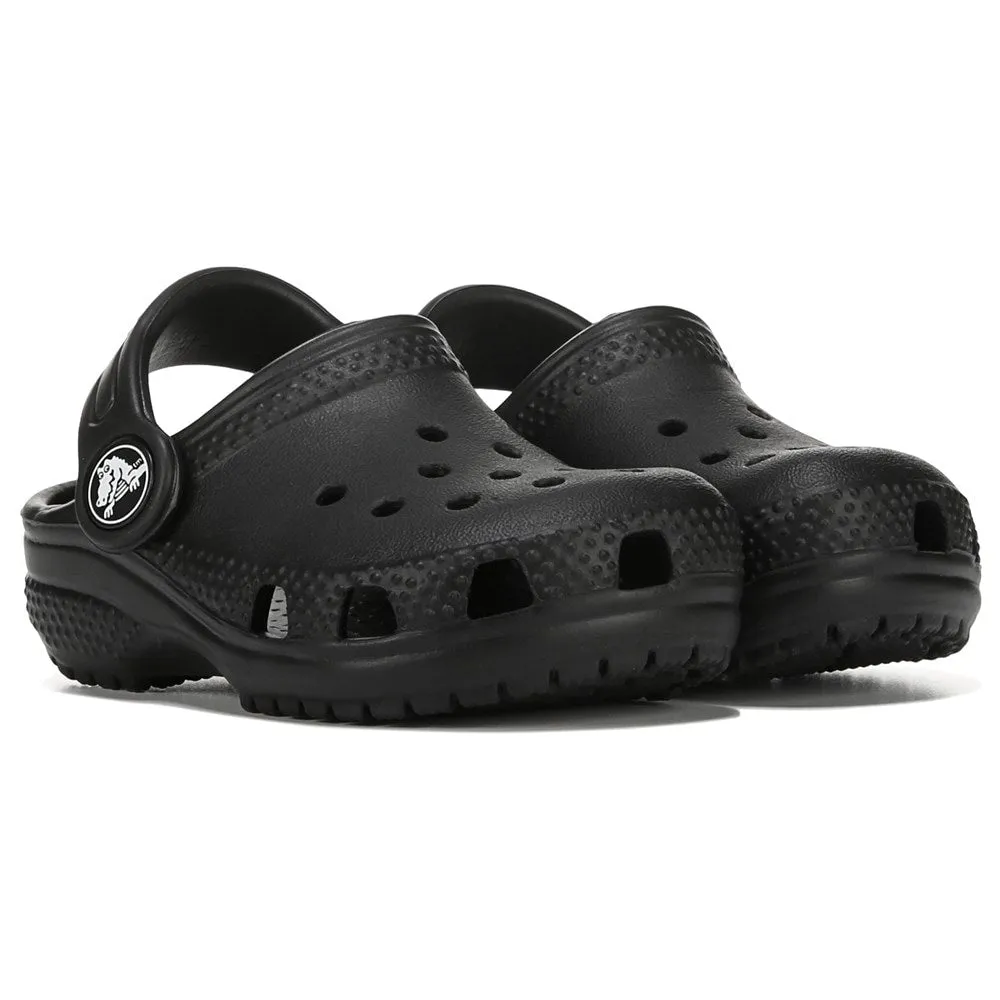 Crocs Children's Classic Toddler Clogs, Black