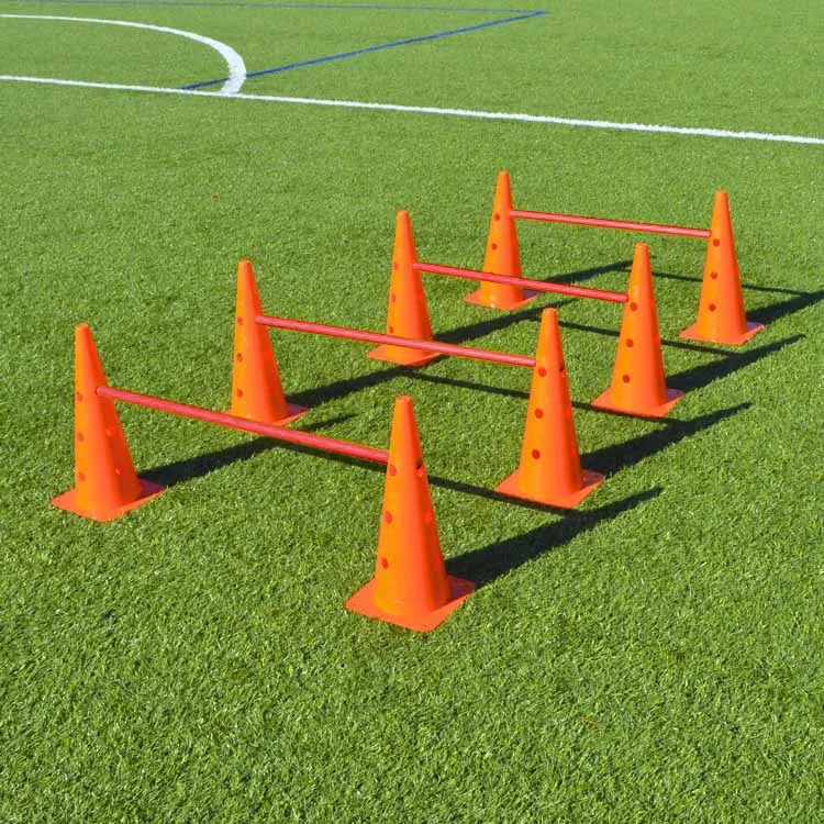 DS Cone Hurdle Set - 15" (12 Cones, 6 Poles)