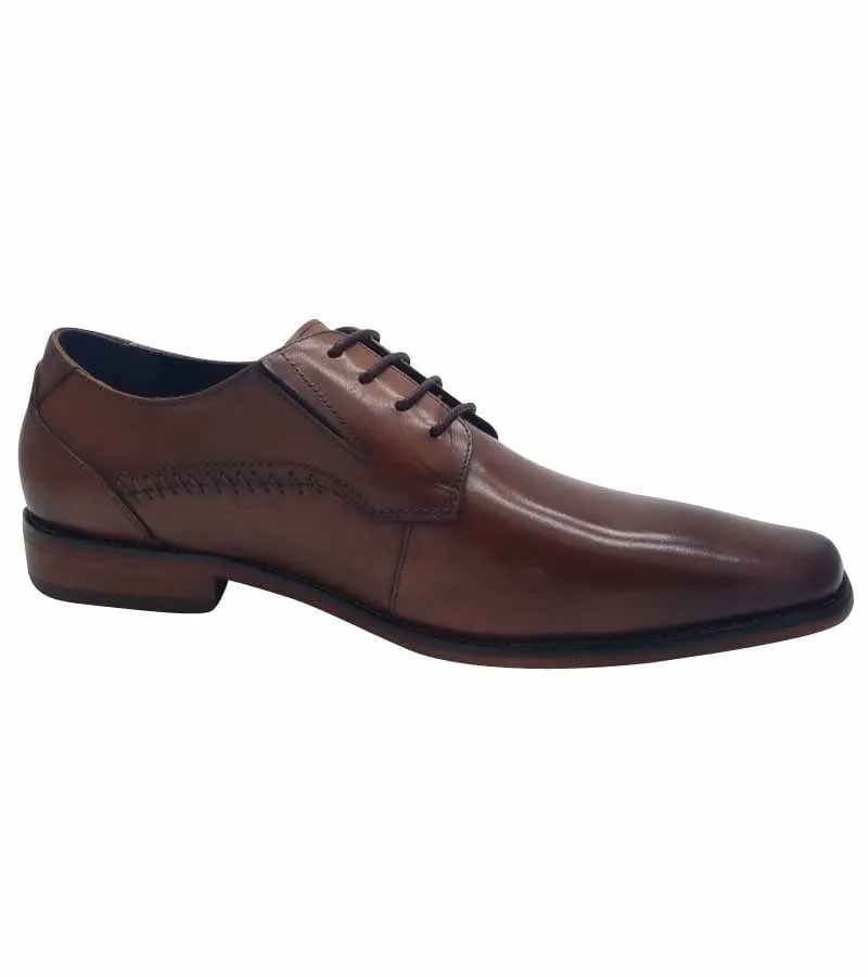 Escape Mens Leather Brown Dress Shoe - Enable Brandy