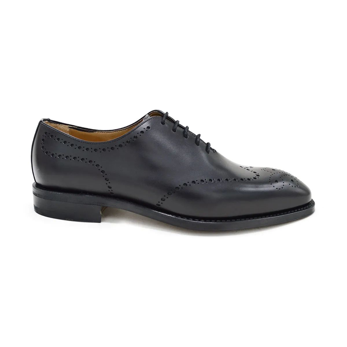 FACTORY SECOND Berwick 1707 Brogue Wholecut (5556) - Black