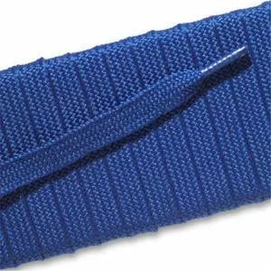 Fashion Athletic Flat Laces Custom Length with Tip - Royal Blue (1 Pair Pack) Shoelaces