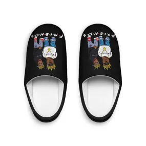 FRIENDS SLIPPERS BLACK