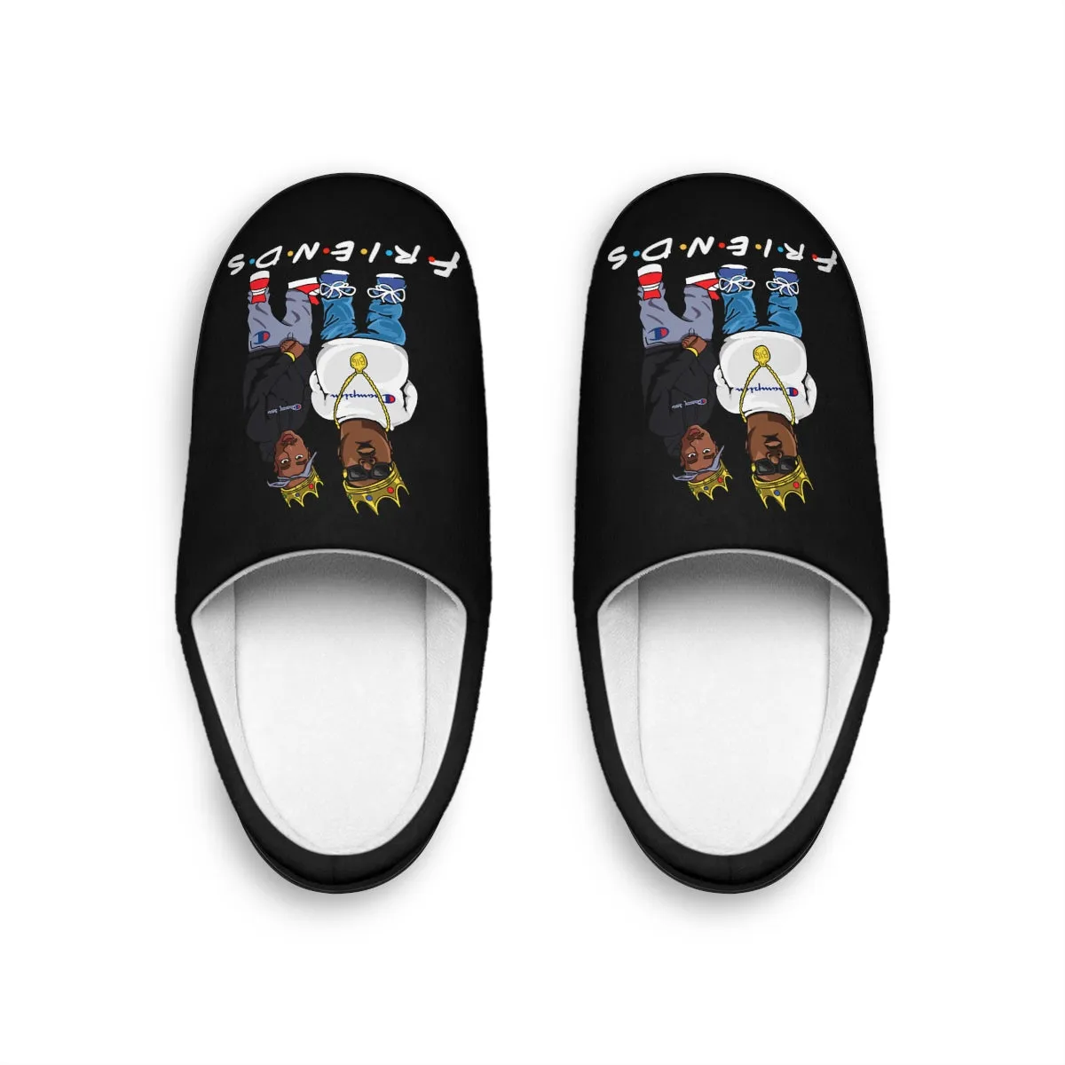 FRIENDS SLIPPERS BLACK