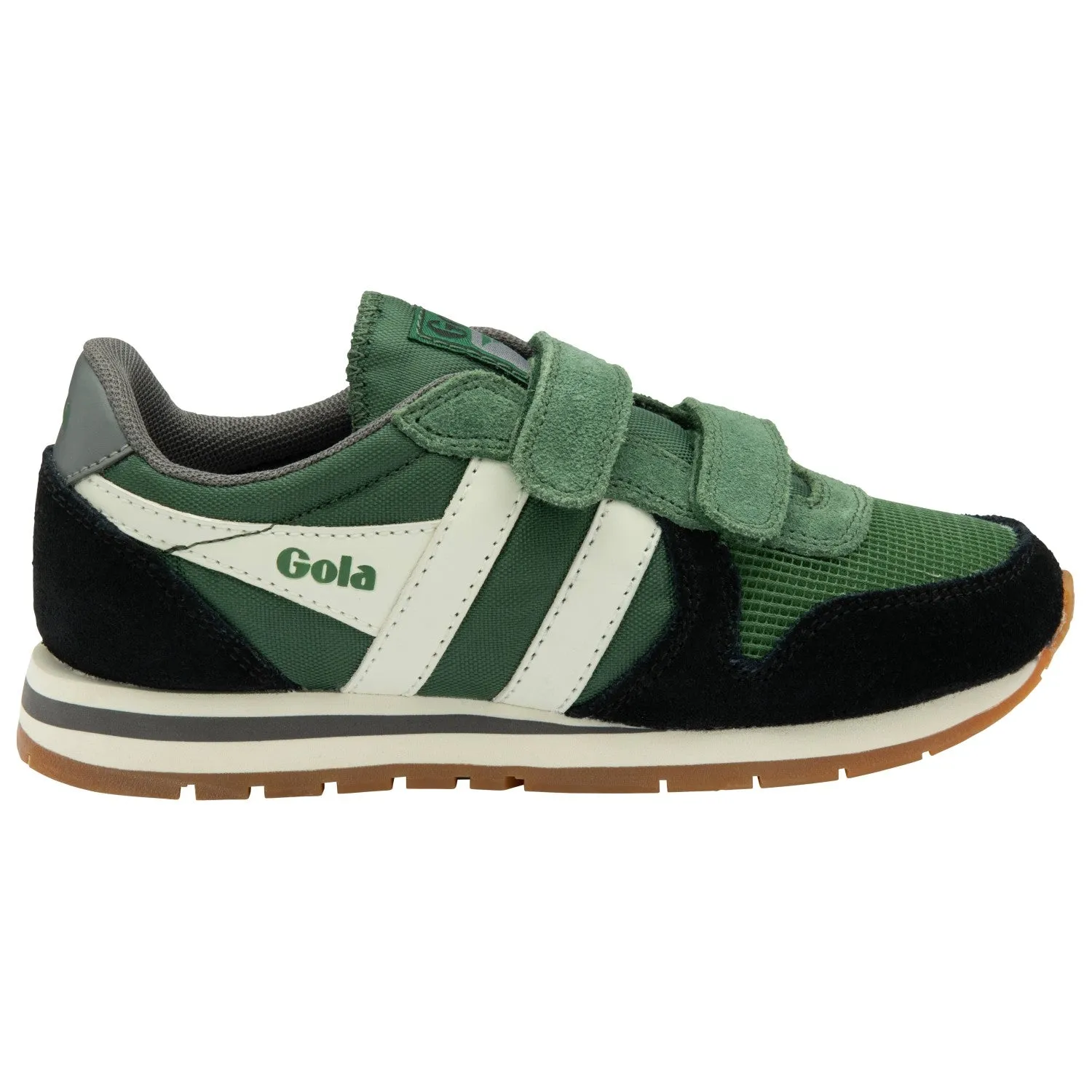 GOLA DAYTONA STRAP Vert Noir basket sneakers